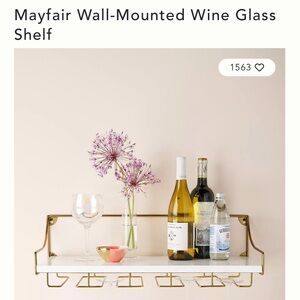 Anthropologie Wall Mounted Wall Shelf